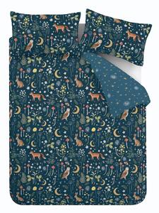 Biancheria da letto blu scuro per letto matrimoniale 200x200 cm Enchanted Twilight - Catherine Lansfield