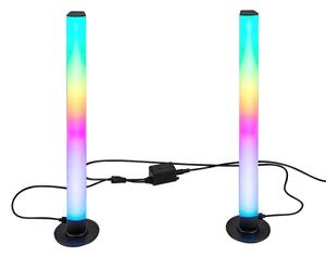 Rabalux 76014 - SET 2x LED RGB Lampada da tavolo dimmerabile PACO LED/5W/5V
