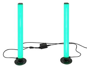 Rabalux 76014 - SET 2x LED RGB Lampada da tavolo dimmerabile PACO LED/5W/5V