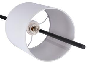 Lampada da terra LED TOKYO 1xE27/40W/230V + LED/3W nero/bianco