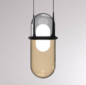 Molto Luce Pille lampada LED a sospensione grigio/crema