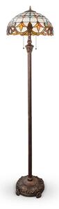 Brilagi - Lampada da terra Tiffany a vetri colorati MIRABELLA 2xE27/60W/230V