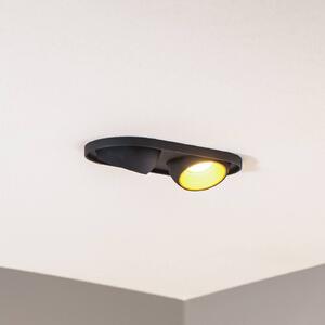 Bega Faretto da incasso a LED Studio Line, nero/ottone, a 2 luci