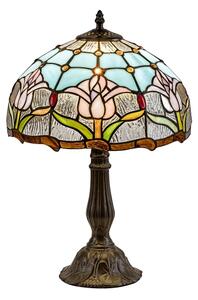 Brilagi - Lampada da tavolo Tiffany in vetro colorato LORAS 1xE27/40W/230V