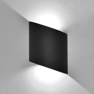 Mantra Iluminación Applique da esterni LED Sochi grigio scuro