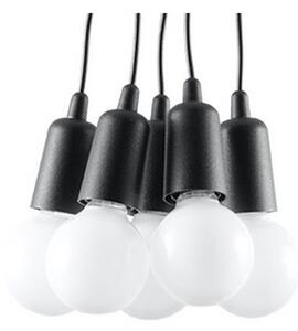 Lampadario a sospensione con filo DIEGO 5xE27/60W/230V
