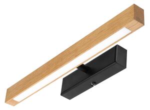 Lampada per quadri LED VERDE LED/5,5W/230V 3000K 46 cm rovere/nero
