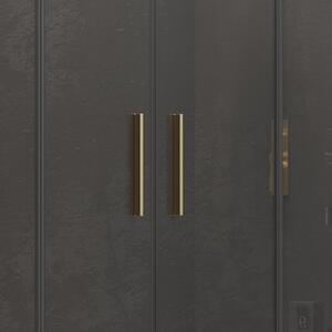 Box doccia 70x160 colore oro opaco doppio scorrevole | KE-6000G - KAMALU