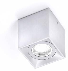 Milan Iluminación Plafoniera Dau Spot a forma di cubo alluminio