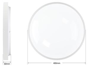 Brilagi - Apparecchio dimmerabile LED GLASS POOL DOUBLE LED/48W/230V 40 cm bianco + telecomando
