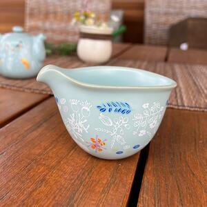 Brocca Gong Dao Bei in porcellana Ru Decorata Lin's Ceramics Studio 150 ml