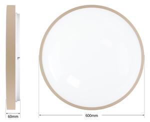 Brilagi - Lampada dimmerabile GLASS POOL DOUBLE LED/80W/230V 60 cm beige + telecomando