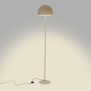 Lampada da terra Forlight Fres, beige, acciaio, altezza 160 cm