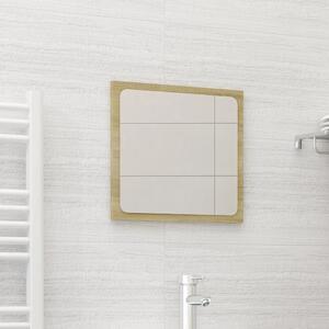 Specchio da Bagno Rovere Sonoma 40x1,5x37 cm Legno Multistrato