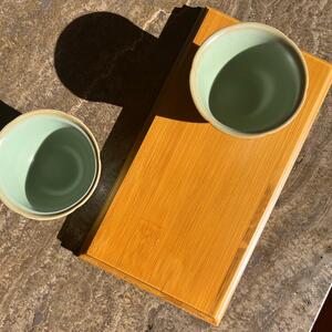 Vassoio da tè in Bambù Lin's Ceramic Studio