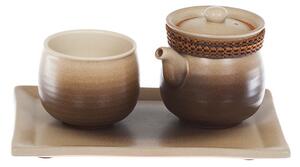 Set in ceramica grigio Lin's Ceramics Studio 3 pz