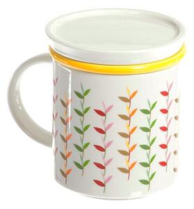 Mug in porcellana con filtro colorato Lin’s Ceramic Studio 330 ml - Giallo