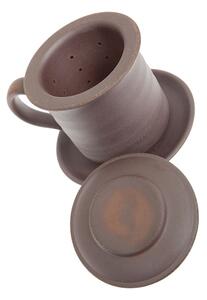 Mug assortite Lin’s Ceramic Studio 300 ml - Ceramica - Grigio con ideogrammi