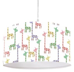 Lampada sospensione Giraffe con stampa Ø 40 cm