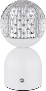 Globo 21007W - Lampada da tavolo LED dimmerabile con funzione Touch JULSY LED/2,5W/3,7V bianco