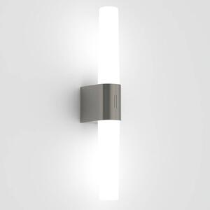 Nordlux Applique LED da bagno Helva Double, nichel