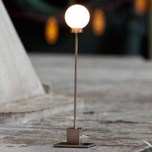Minimalista lampada da tavolo Snowball, metallic