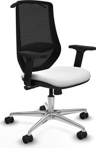 Sedia da ufficio Mardos, modello sincro bali, Piqueras y Crespo, codice D086N0H, colore bianco