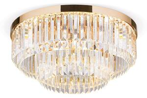 Plafoniera LED Prism, oro, Ø 55 cm