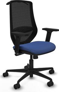 Sedia da ufficio Mardos, modello sincro bali, marca Piqueras y Crespo, codice prodotto D036N0H, colore blu navy