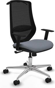 Sedia da ufficio Mardos, modello sincro bali, marca Piqueras y Crespo, codice prodotto D086N0H, colore grigio