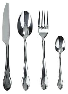 Posate argentate in acciaio inox 24 pz per 6 persone – Brandani