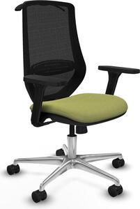 Sedia da ufficio Mardos, modello sincro bali, Piqueras y Crespo, codice D086N0H, colore verde