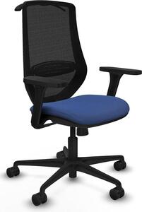 Sedia da ufficio Mardos, modello sincro bali, marca Piqueras y Crespo, codice prodotto D036N0H, colore blu navy