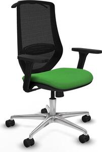 Sedia da ufficio Mardos, modello sincro bali, Piqueras y Crespo, codice D086N0H, colore verde