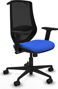 Sedia da ufficio Mardos, modello sincro bali, Piqueras y Crespo, codice D036N0H, colore blu