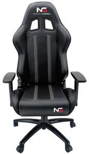 Nordic Gaming CARBON BLACK, sedia da gaming universale, portata massima 125 kg, seduta imbottita, schienale imbottito, colore nero