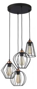 Lampadario a sospensione con filo GALAXY 4xE27/60W/230V