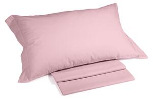 Completo Lenzuola In Cotone Cotone Tinta Unita Singolo Caleffi Tinta Unita Rosa Caleffi