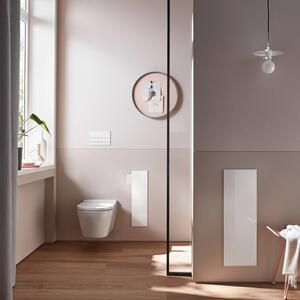 Emco asis pure module WC, montage encastré, charnière de porte à droite, façade en verre sur toute la longueur, 600x170mm, 975528409, 975528409