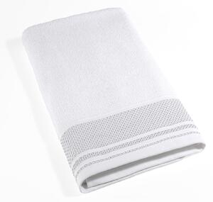 Telo Bagno In Cotone Gim CM. 90X140 Spugnissima Tinta Unita Bianco Caleffi