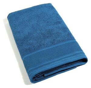 Telo Bagno In Cotone Gim CM. 90X140 Spugnissima Tinta Unita Blu Caleffi