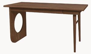 Scrivania in legno con cassetto Bau