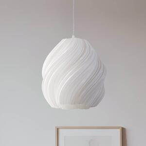 Lampada a sospensione Nuvia Lindby, dimmerabile, Bianco / Opale, Soggiorno / Sala da pranzo, Moderno, Lampada a sospensione