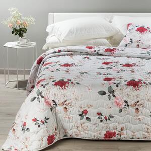 Caleffi Copriletto Trapuntato Matrimoniale in Raso Jacquard Perlee Dre
