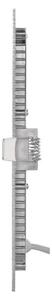 Plafoniera LED da incasso NEXXO LED/18W/230V 3000/3500/4000K argento 22,5x22,5 cm