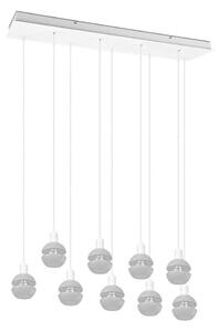 Trio - Lampadario a cavo MELA 9xE14/25W/230V bianco