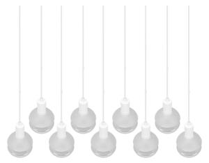Trio - Lampadario a cavo MELA 9xE14/25W/230V bianco