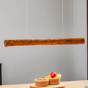 Spot-Light Lampada a sospensione Lucas, legno di pino tinto, lunghezza 90 cm