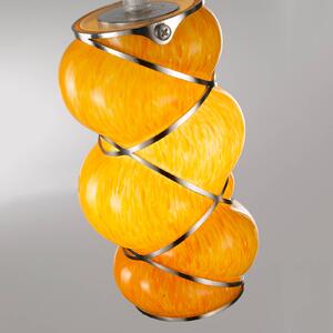 Siru Artistica lampada a sospensione arancio Orione