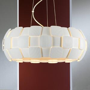 Quios - moderna lampada a sospensione bianca